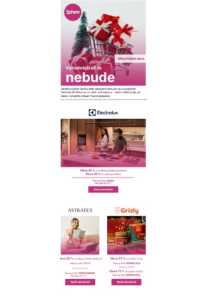 Slevy, které se nevrátí! –30 % na Electrolux a další žhavé akce