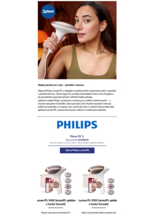 Philips Lumea IPL se slevou 20 % pro členy SPHERE