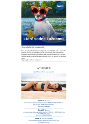 Vybavte se na léto od hlavy až k patě a za skvělé ceny