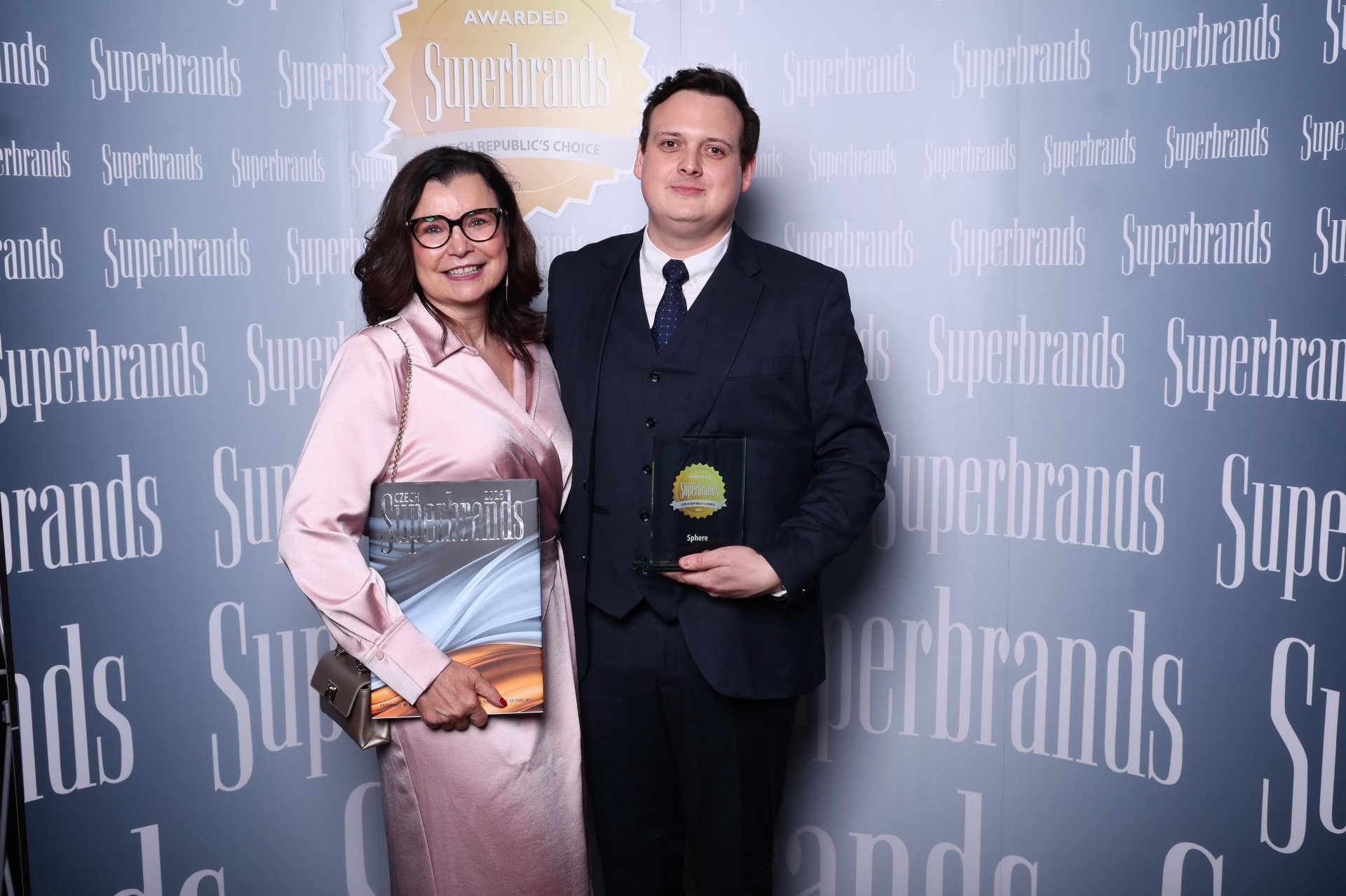 Sphere s oceněním Czech Superbrands 2026