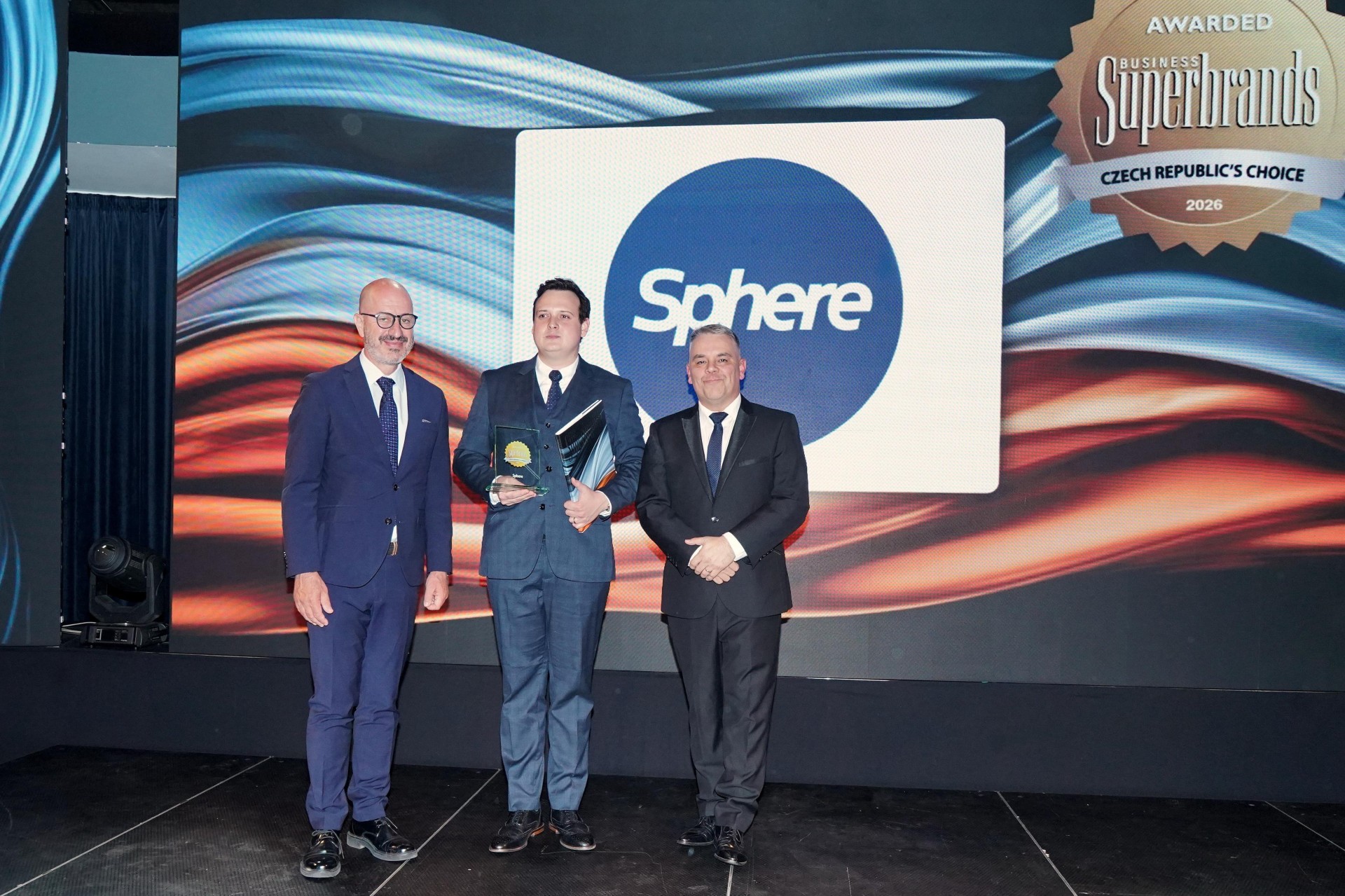 Předání ocenění Sphere na Czech Superbrands 2026